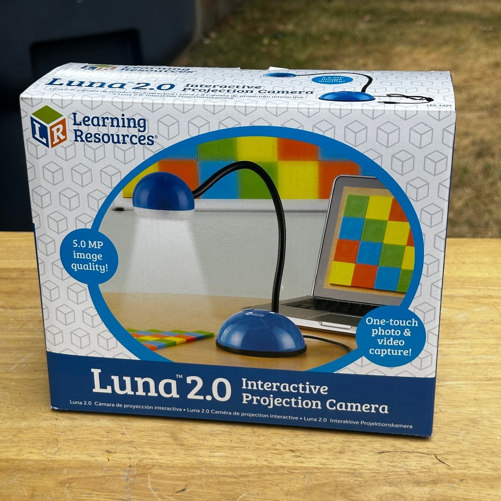 Learning Resources LER 4427 Luna 2.0 Interactive Projection Camera